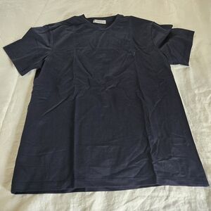 Classic Men's Navy Crewneck T-Shirt - Made in Italy